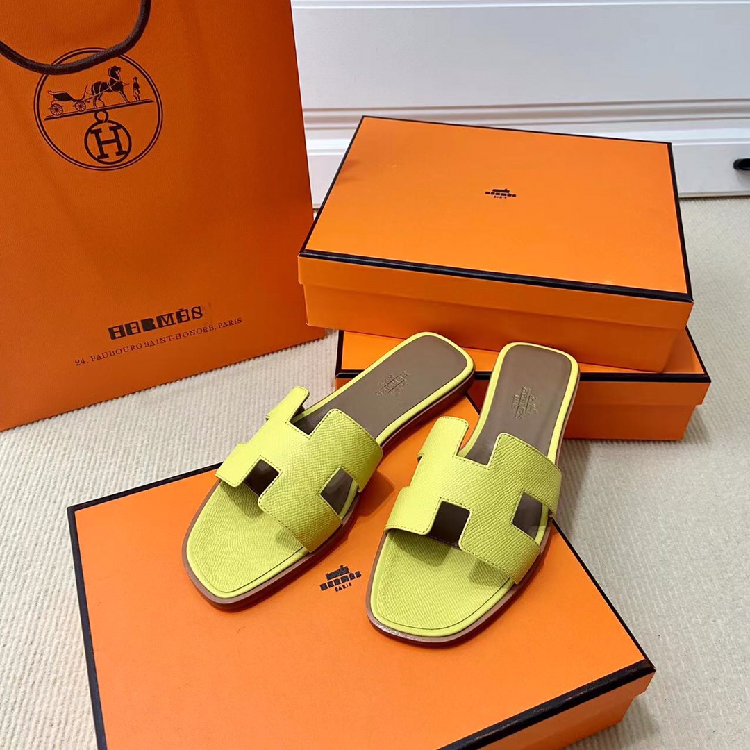 에르메스 올수공 오란 슬리퍼 샌들 앱송 33